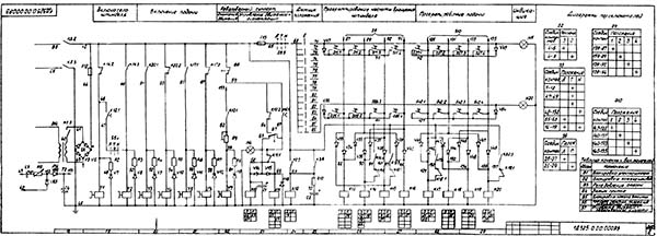 Електрична схема токарно-револьверного верстата 1Д325п 1Д325п Схема електрична токарно-револьверного верстата